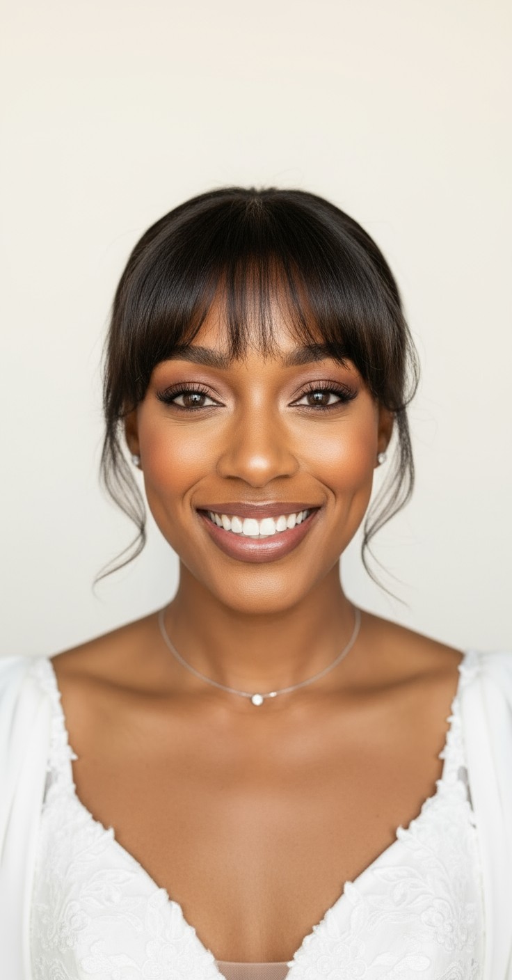 After Wispy Curtain Bangs